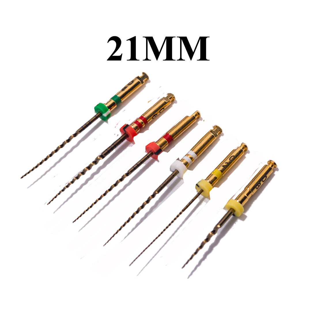 6pc Dental Endo Rotary NITI Files X3-Pro Gold Taper Root Canal Endodontic Files