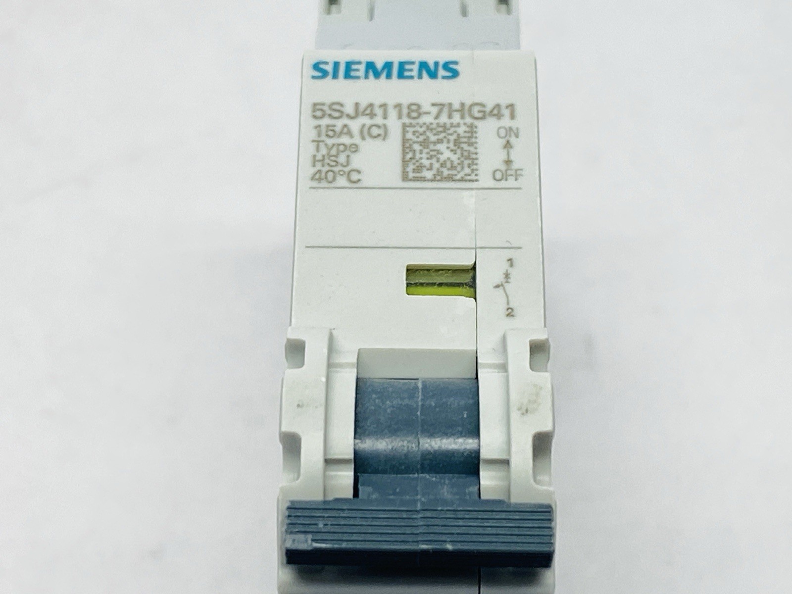Siemens 5SJ4118-7HG41 Miniature Circuit Breaker 1-Pole 15A 240V