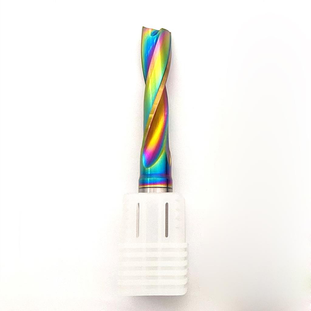 KLOT DLC Coated Solid Carbide Flat Bottom Drill Bit 0.5mm-4.0mm For Aluminum