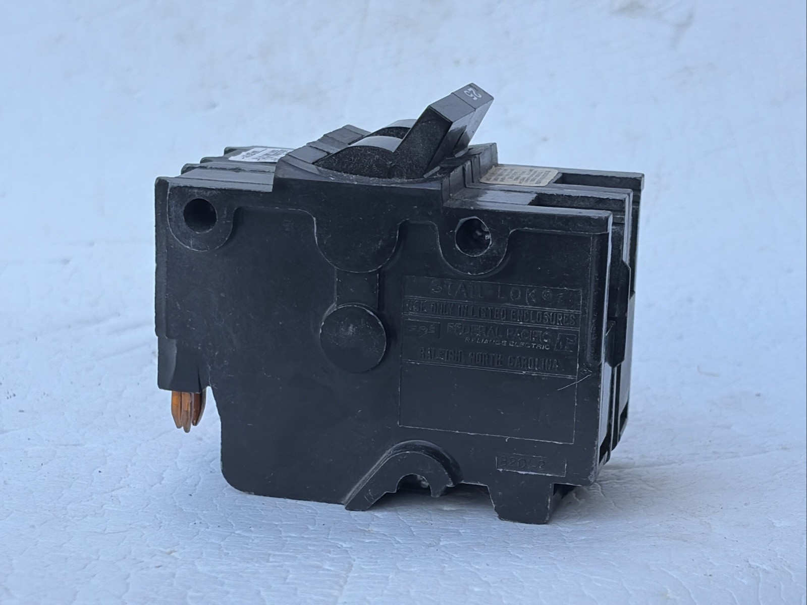 FPE Federal Pacific NA225 25 Amp 2 Pole NA225 2PNA25 Stab Lok Breaker Thick NA
