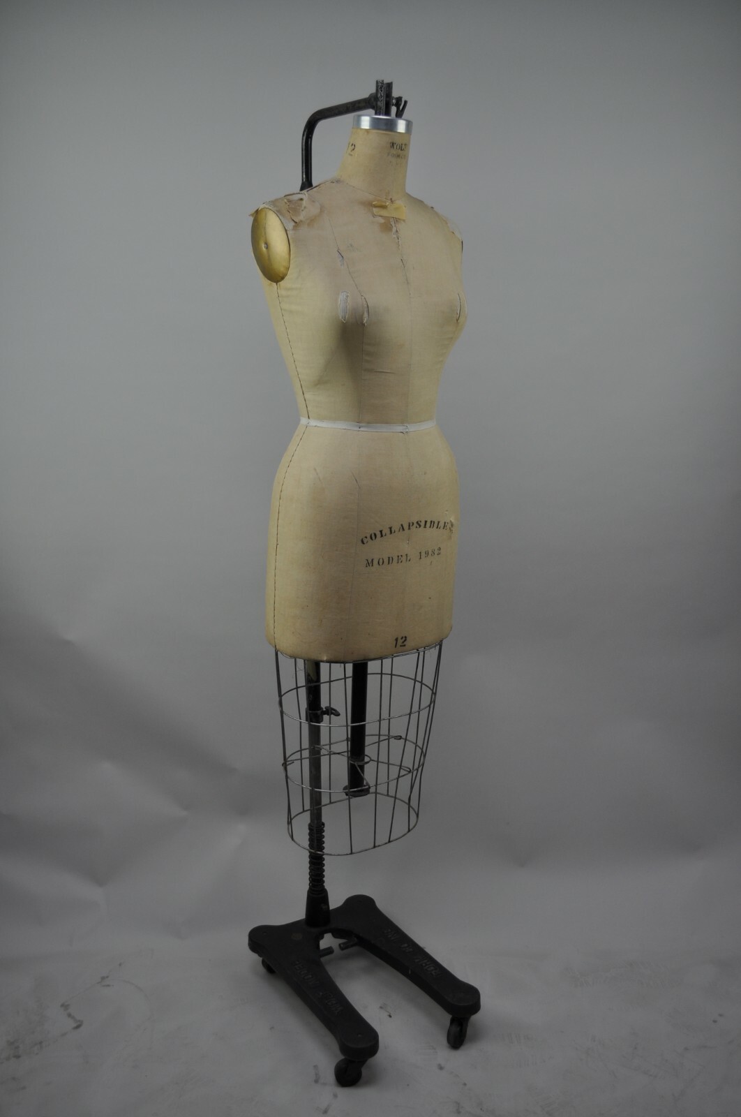 Wolf Vintage Dress Form Mannequin Model 1982 Adult Size 12