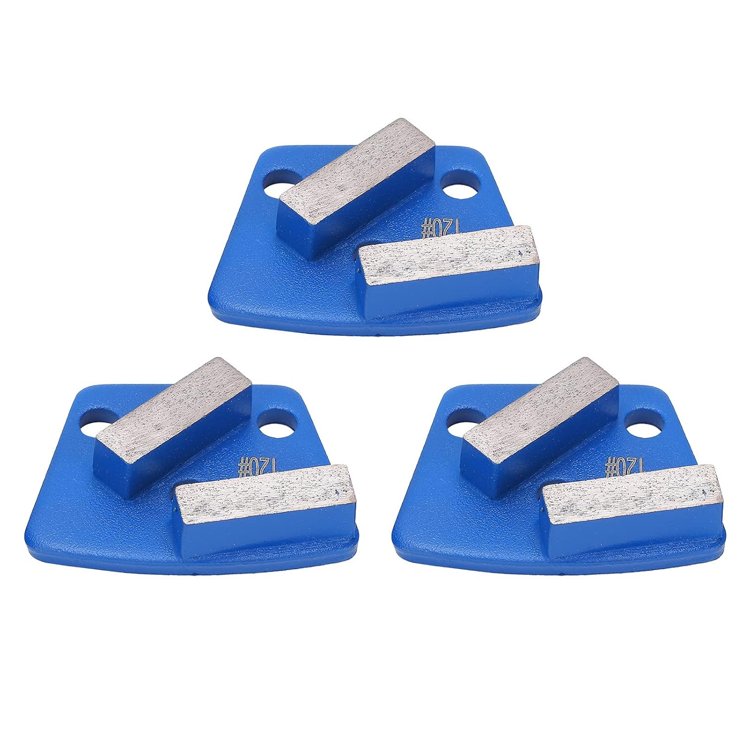 3Pcs Trapezoid Grinding Shoes for Concrete Paint Floor, Floor Grinding Discs, Me