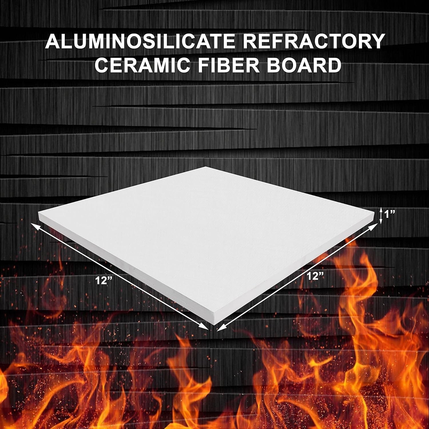 Ceramic Fiber Board , (2300F) (1″ X 12″ X 12″) Thermal Insulation Board