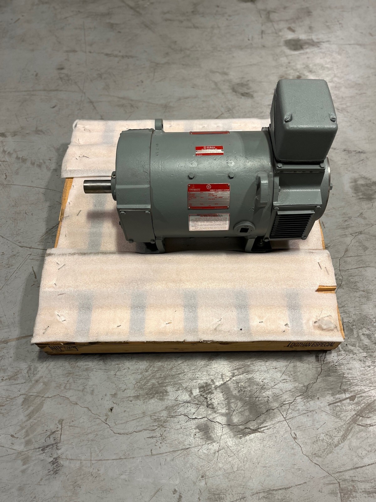 GE KINAMATIC DC 20HP LOW VOLTAGE ELECTRIC MOTOR