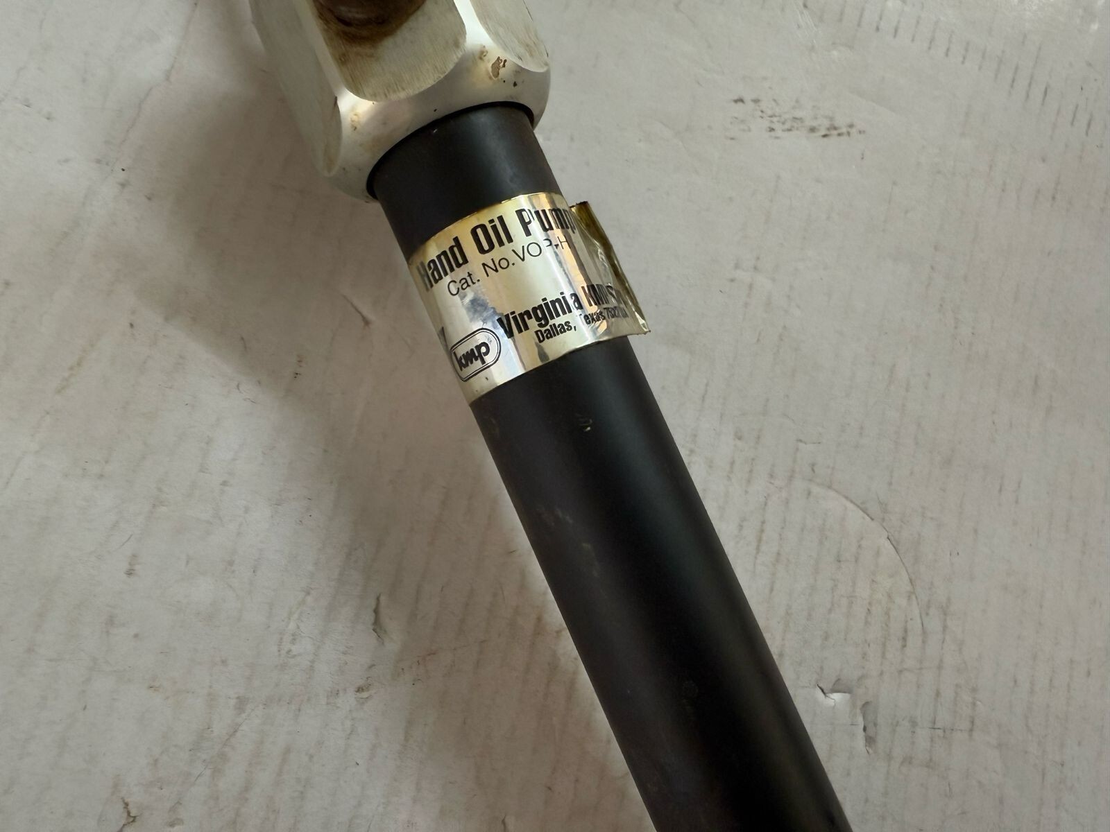 VIRGINIA-PARKER HANNIFIN VOP-H HAND OIL PUMP HIGH PRESSURE