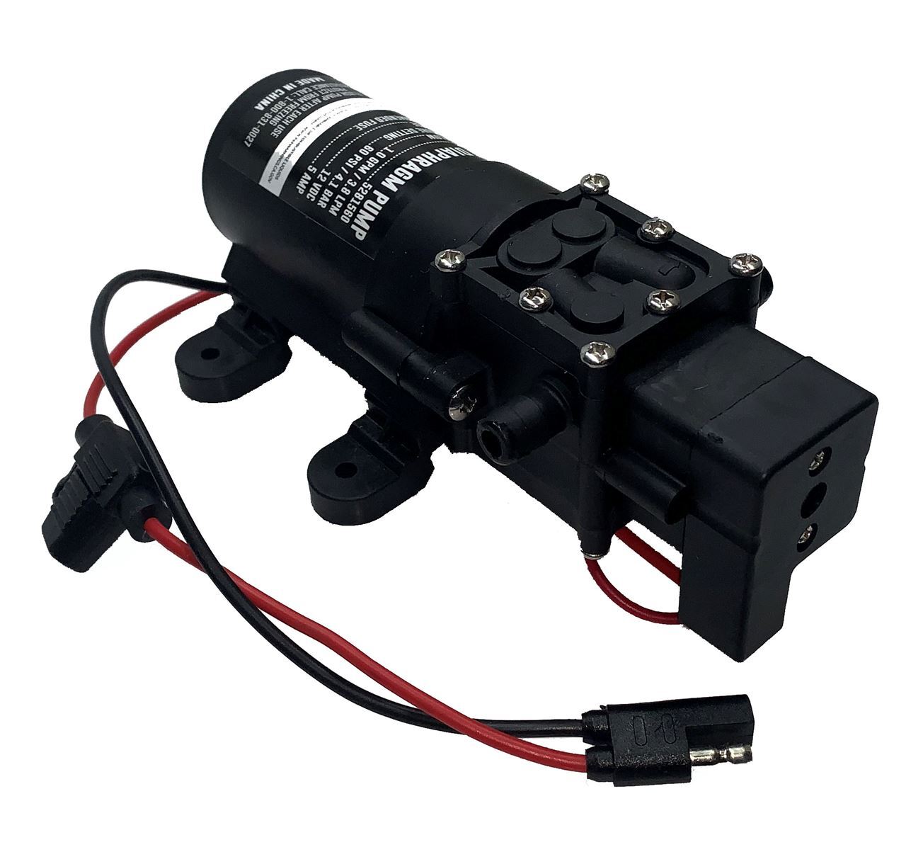 Fimco 5151163 HIgh-Flo 1.0 GPM 60 PSI 12VDC Diaphragm Pump