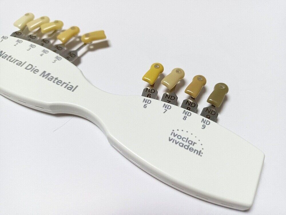 Dental IPS Natural Die Material Shade Guide Ivoclar Vivadent ND1-9 Abutment
