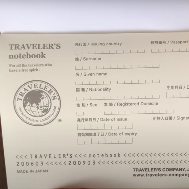 TRAVELER’S notebook Starbucks Reserve Roastery Camel passport size Set of 8