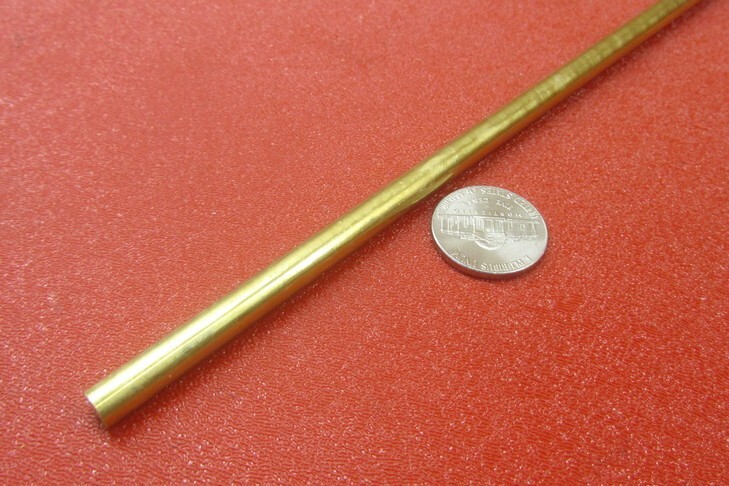 360 Brass Rod 1/4″ (.250″) Diameter x 24.0″ Length, 3 Pcs, 6 Ft
