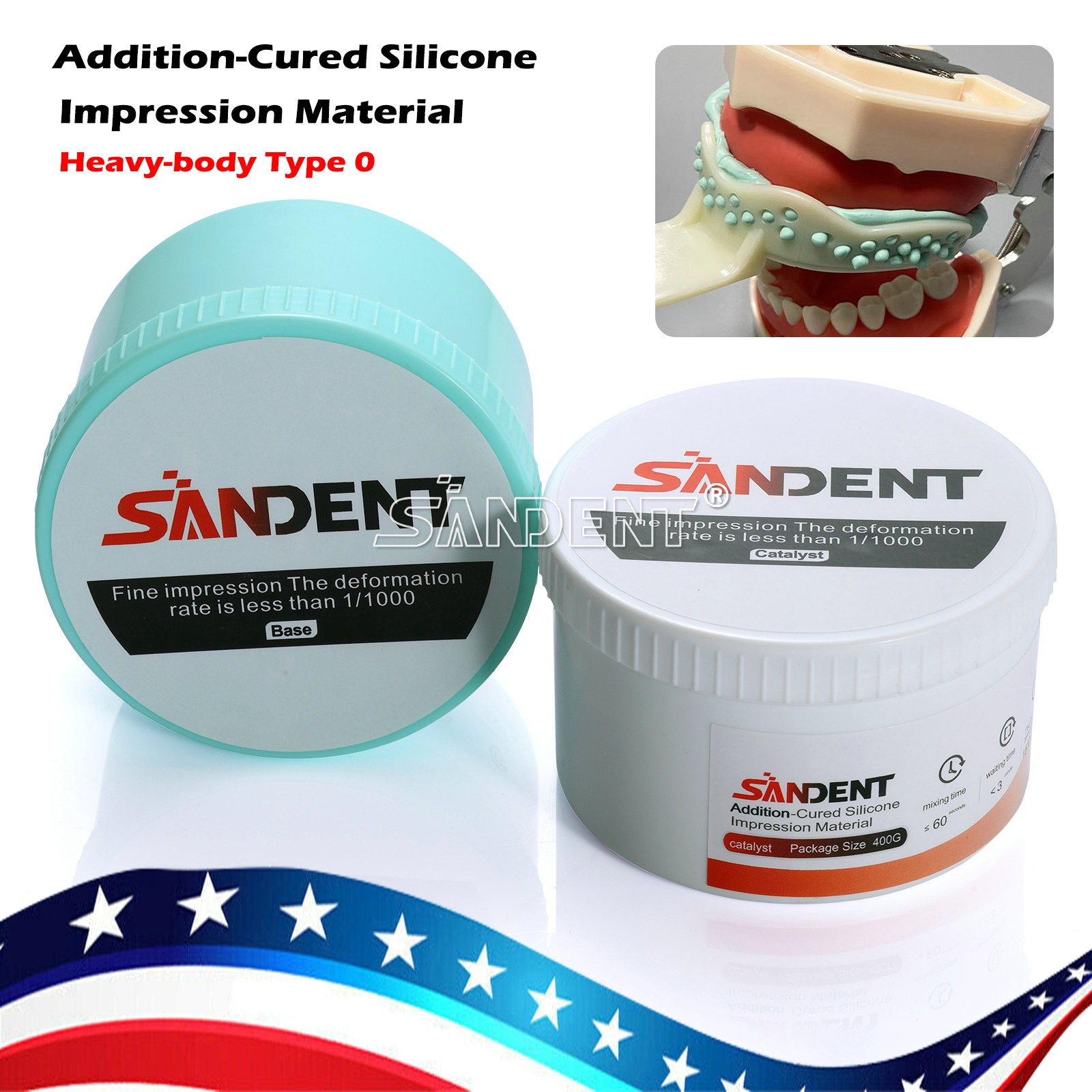 SANDENT Putty Soft Regular Set Base & Catalyst 2/Pk 400G+400G