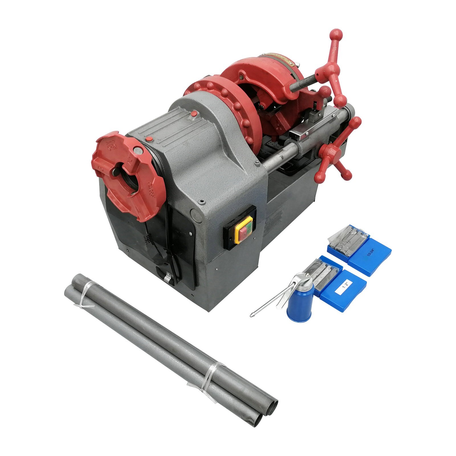 1/2″-2″ Pipe Threading Machine 110V 750W Electric Threader 3in1 Multifunctional