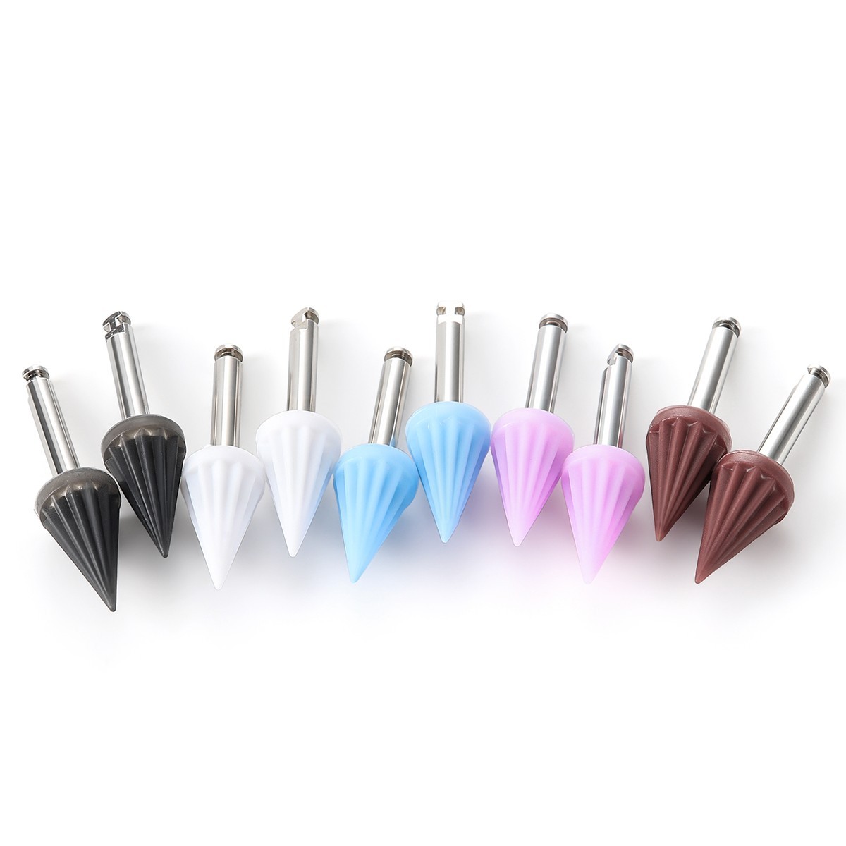 10pc Dental Silicone Rubber Tapered Polishing Prophy Cup RA2.35mm Umbrella Shape