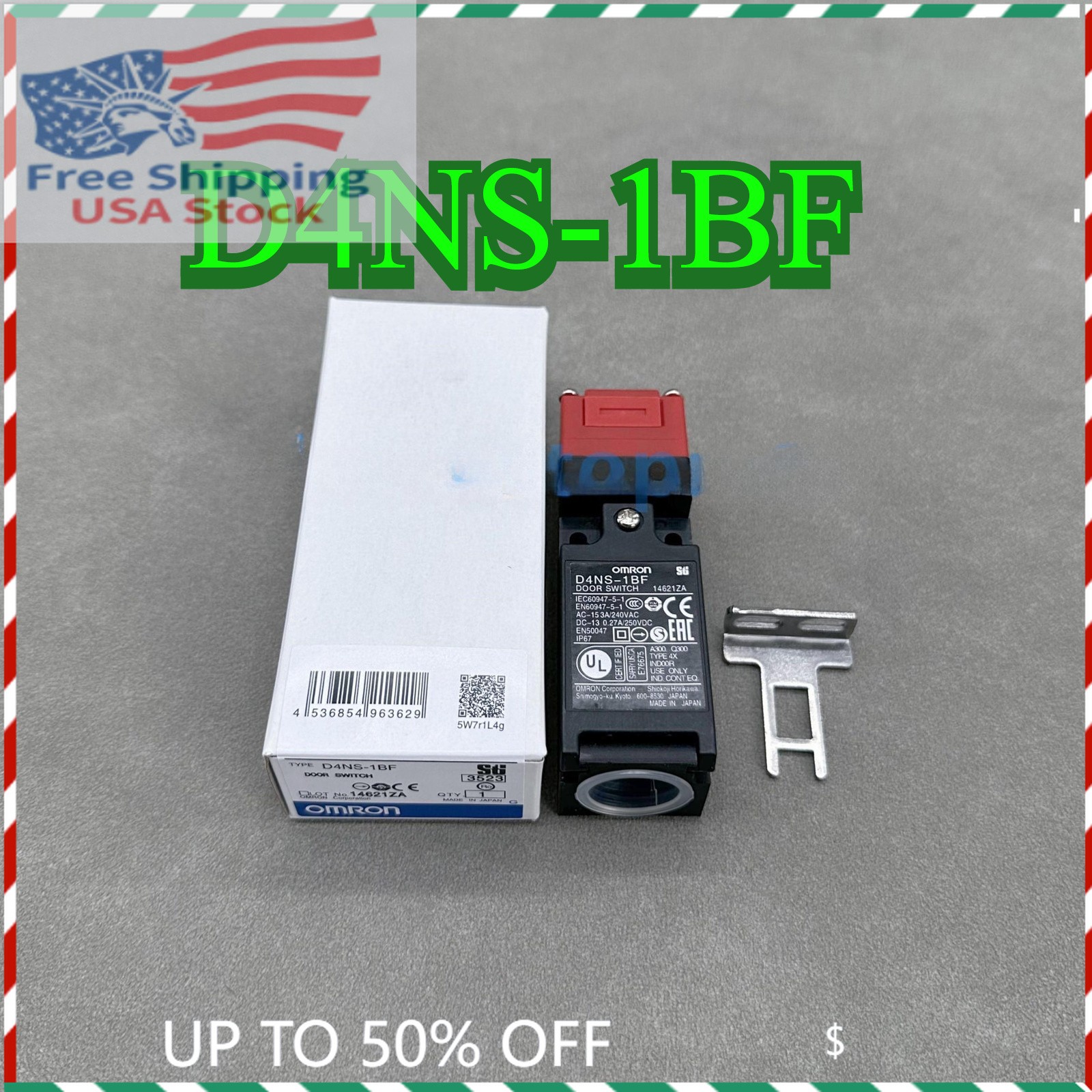 D4NS-1BF Omron Safety Door Lock Switch Brand New In Box US Stock Fast Shipping