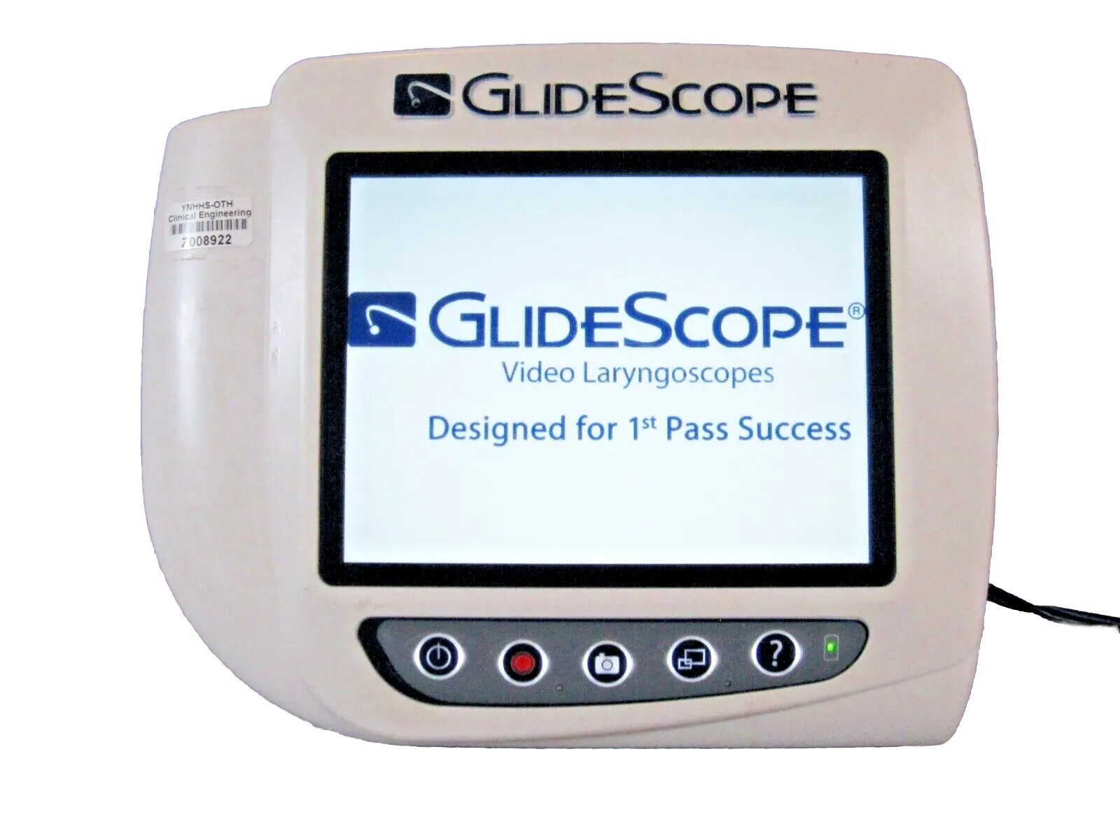 Verathon AVL 0570-0338 GlideScope Video Laryngoscope Monitor w/Power Supply