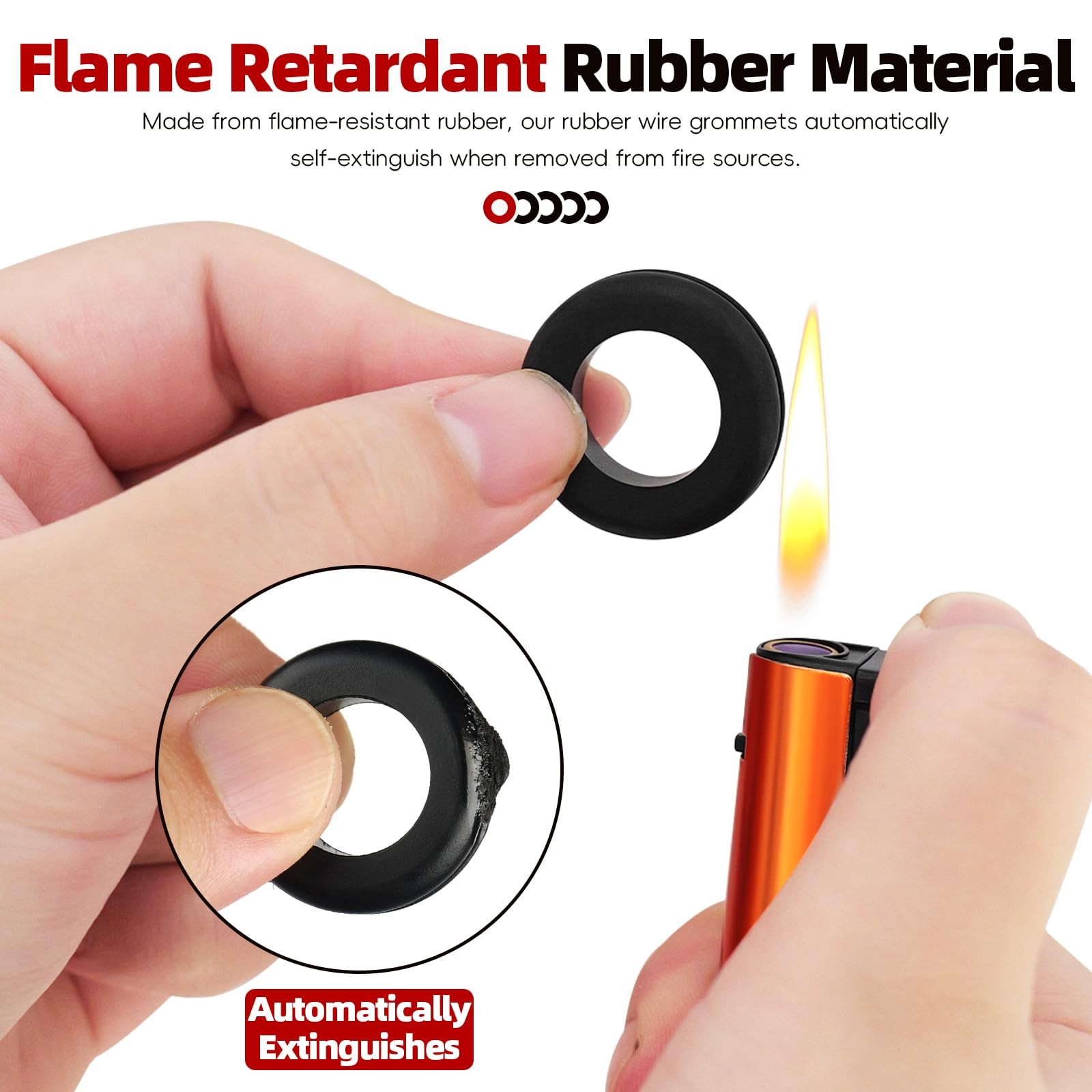 200 Pcs Rubber Grommets Kit – 8 Sizes Firewall Rubber Hole Plugs Assortment, …