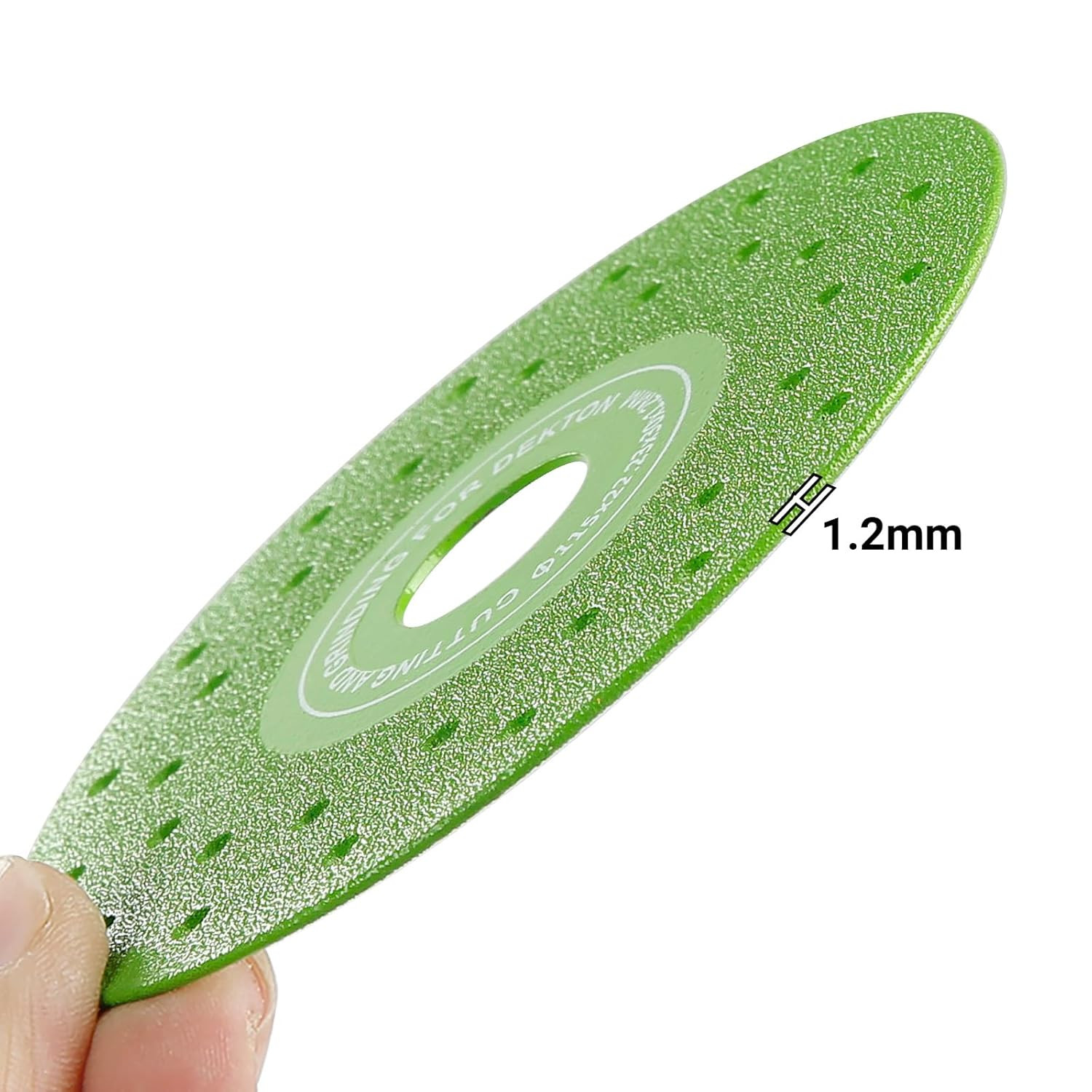 LOZLIN 3 PCS 115MM Vacuum Brazed Ultra-Thin Multi-Pore Flat Abrasive Sheet Disc