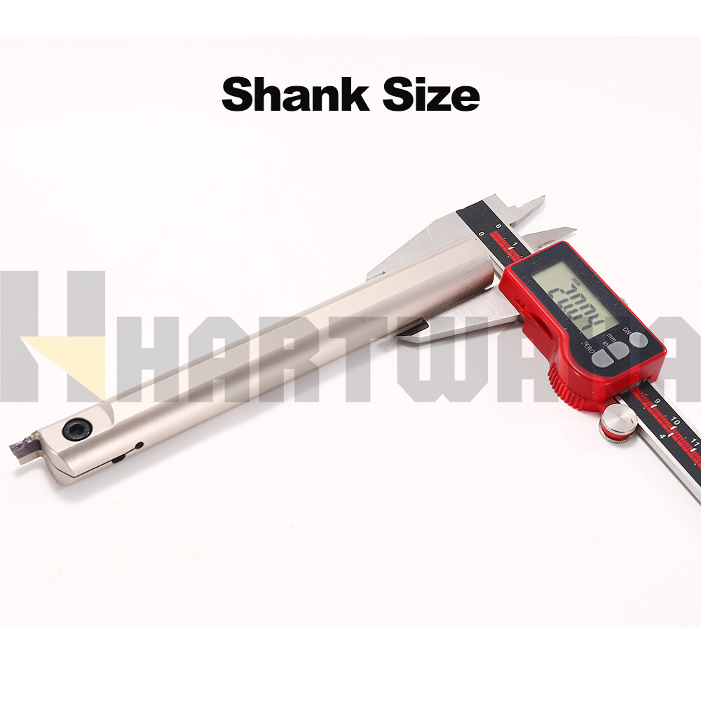 Indexable Lathe Face Grooving Tool Left Hand Holder 20mm Grooving Inserts MGMN3