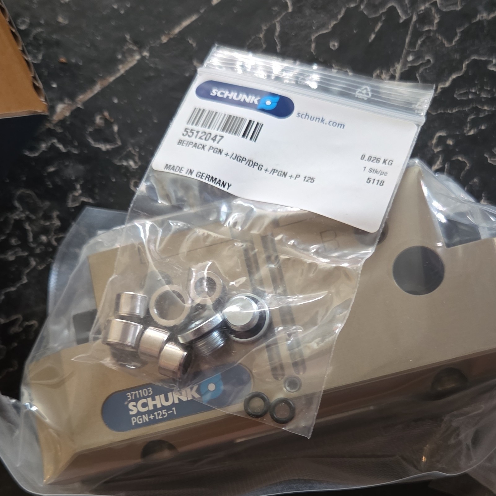 SCHUNK PGN+125-1 Parallel Gripper Model PGN+125-1