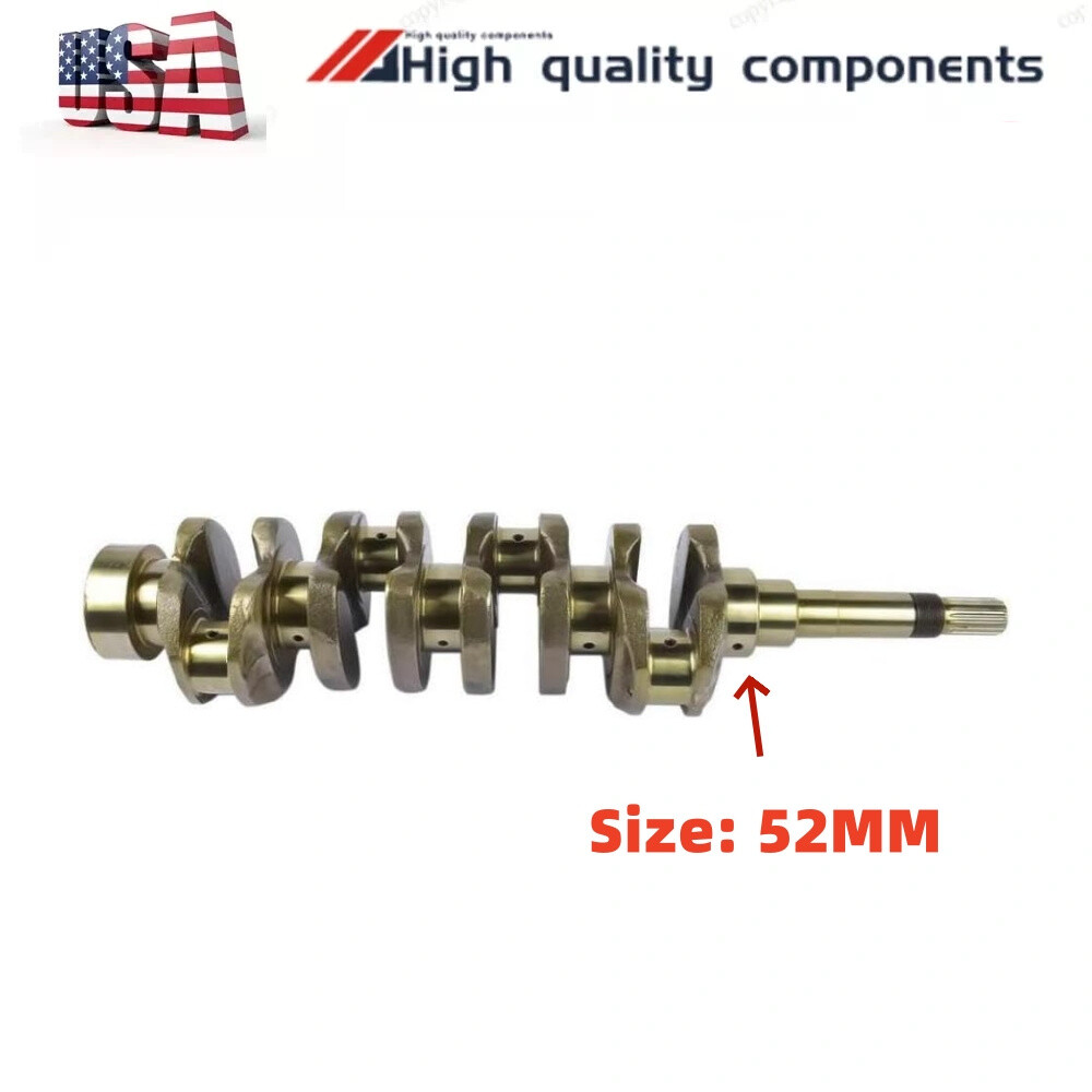 Crankshaft 52MM For Kubota V2003 Engine Bobcat 337 341 435 Excavator-