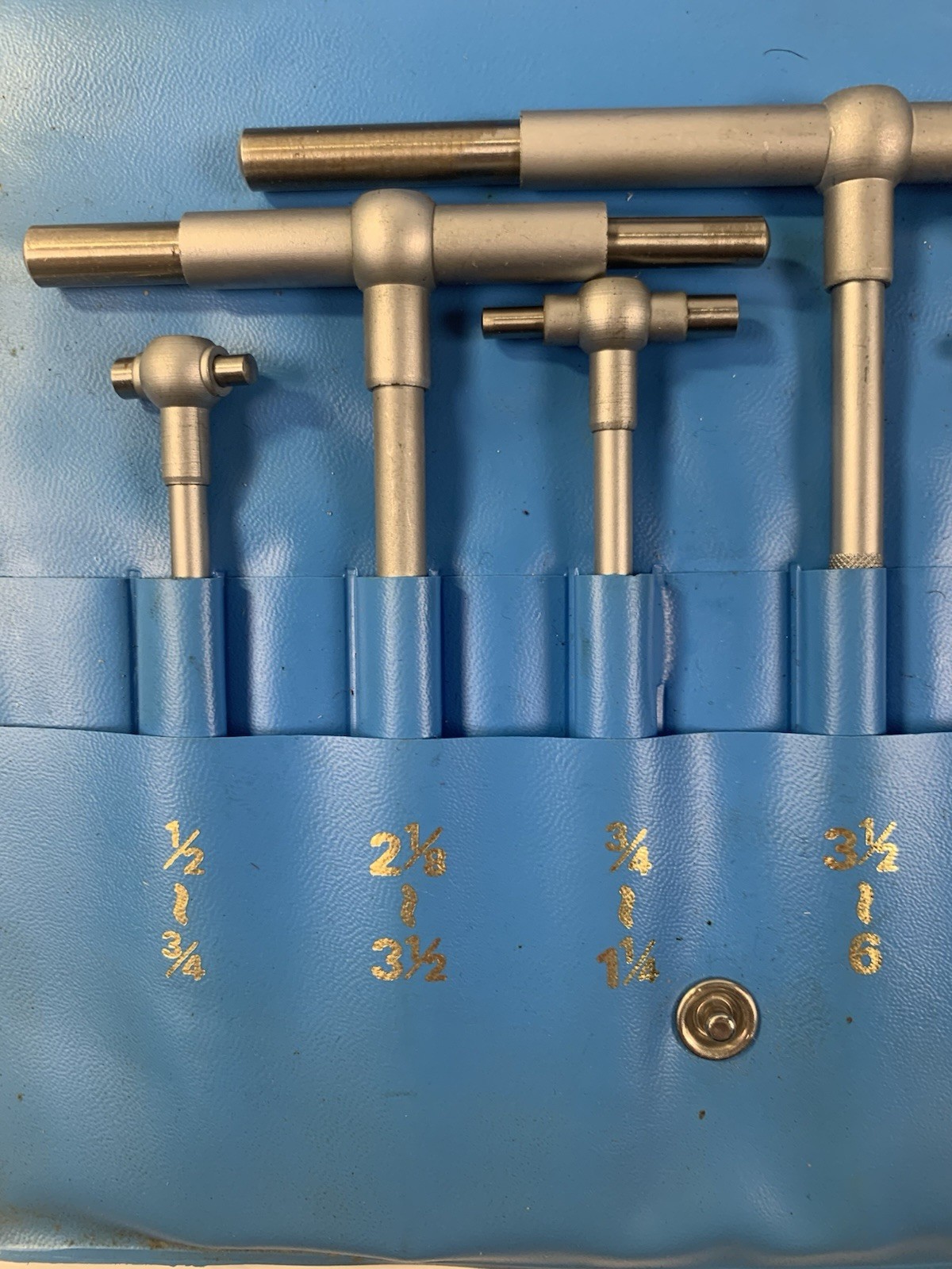 Vintage 6 Piece Telescoping Gage Set • MACHINIST TOOLS- Made in USA