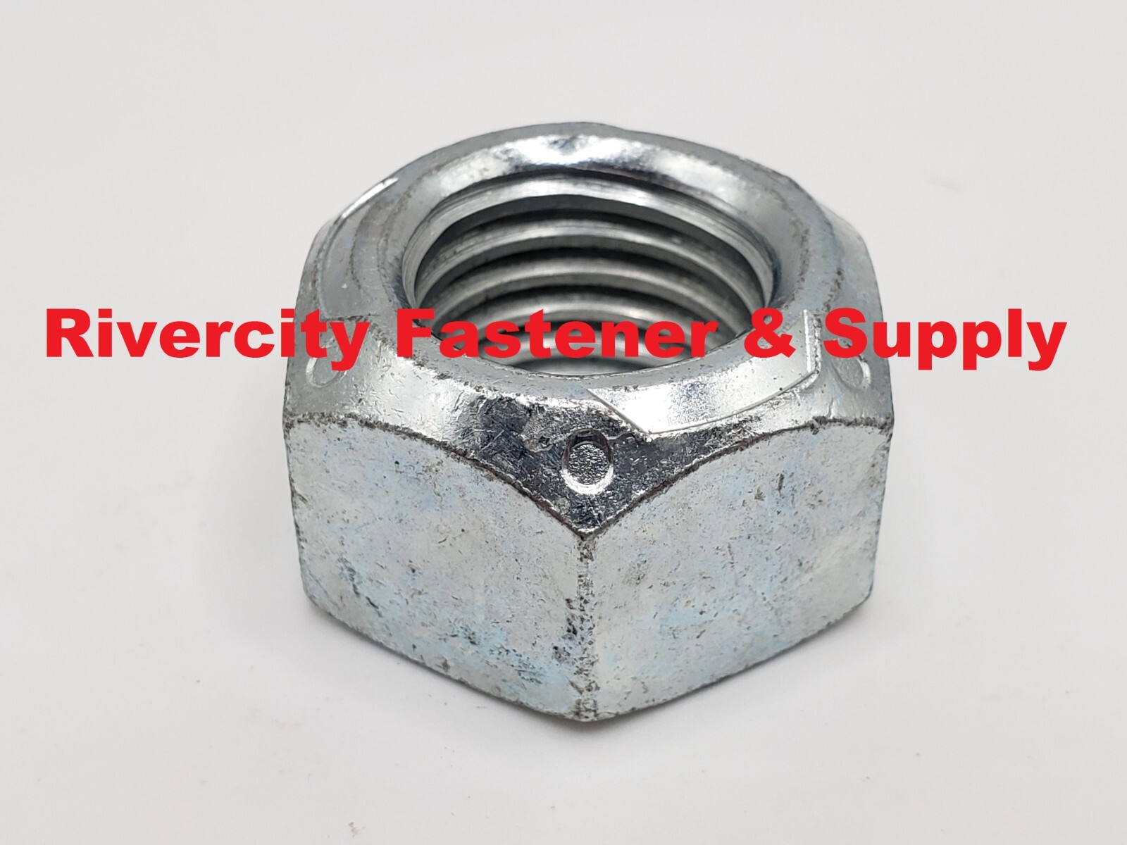 7/8-9 All Metal Lock Nuts 7/8×9 Nut 7/8″ x 9 Top Lock / Stover Nut Zinc