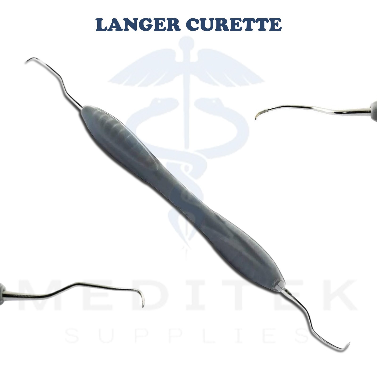 Dental Langer Curette Universal 1/2 Silicone Handle Periodontal Scaling Calculus