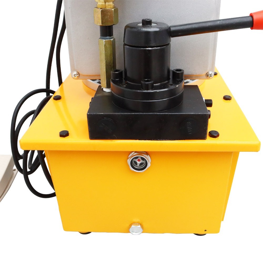 110V/60HZ 750W Electric Hydraulic Pump 70Mpa Double Acting Manual Valve 7L Tank