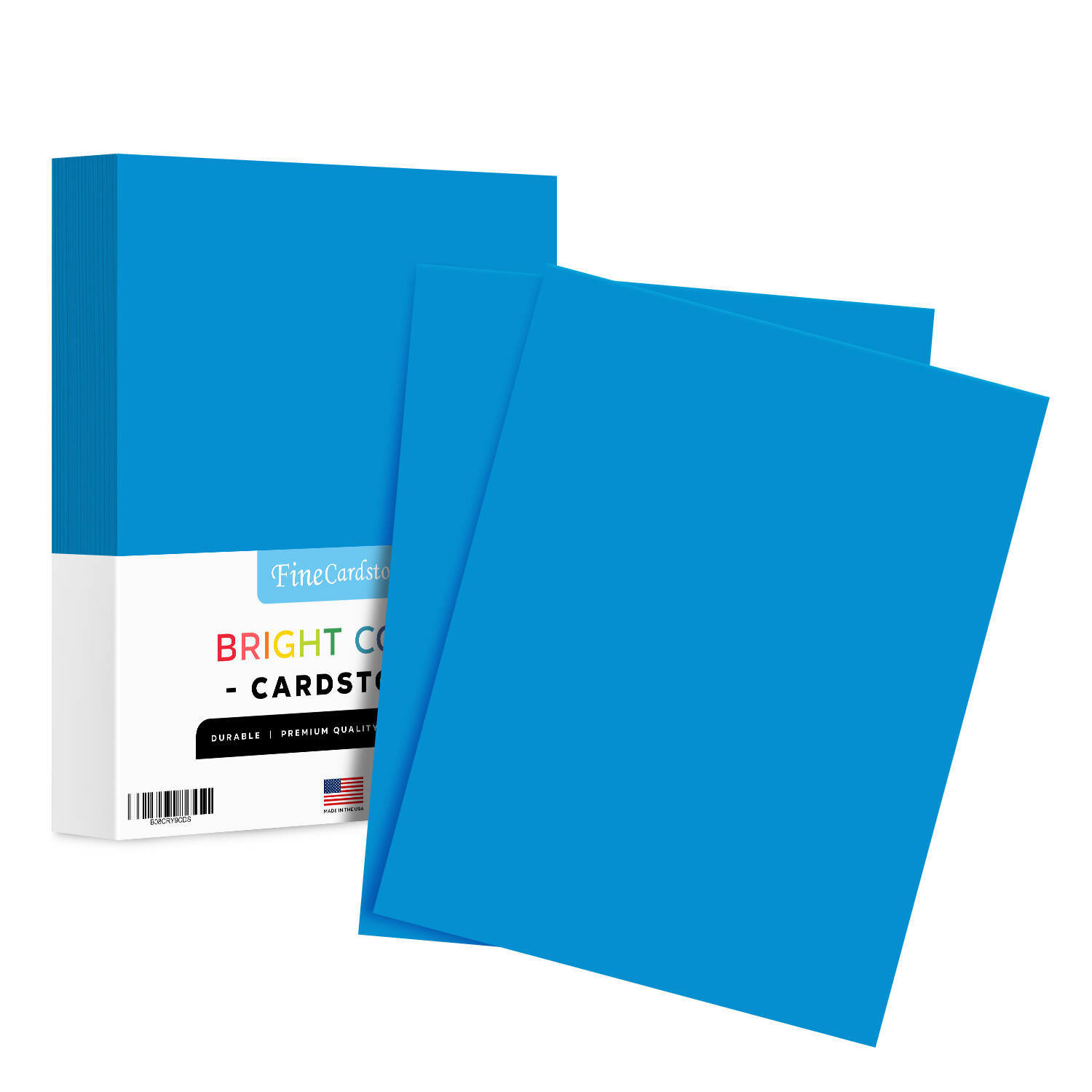8.5 x 11″ Premium Bright Color Card Stock Paper – 65lb Cover – 250 Sheets