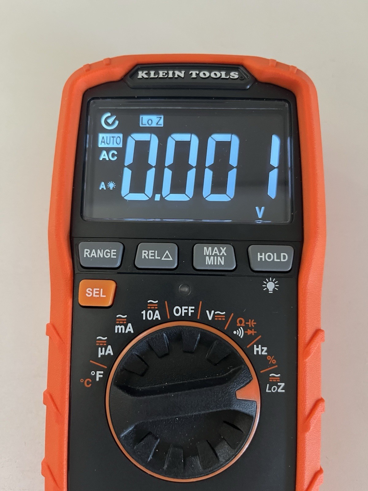 Klein Tools 1000-Volt Digital Multi-Meter, TRMS Auto-Ranging, Temp Model #MM720