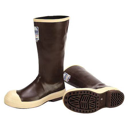 Honeywell Servus 22214/10 Men’s Servus Rubber Boot, Steel Toe, 15″ Height, Tan,