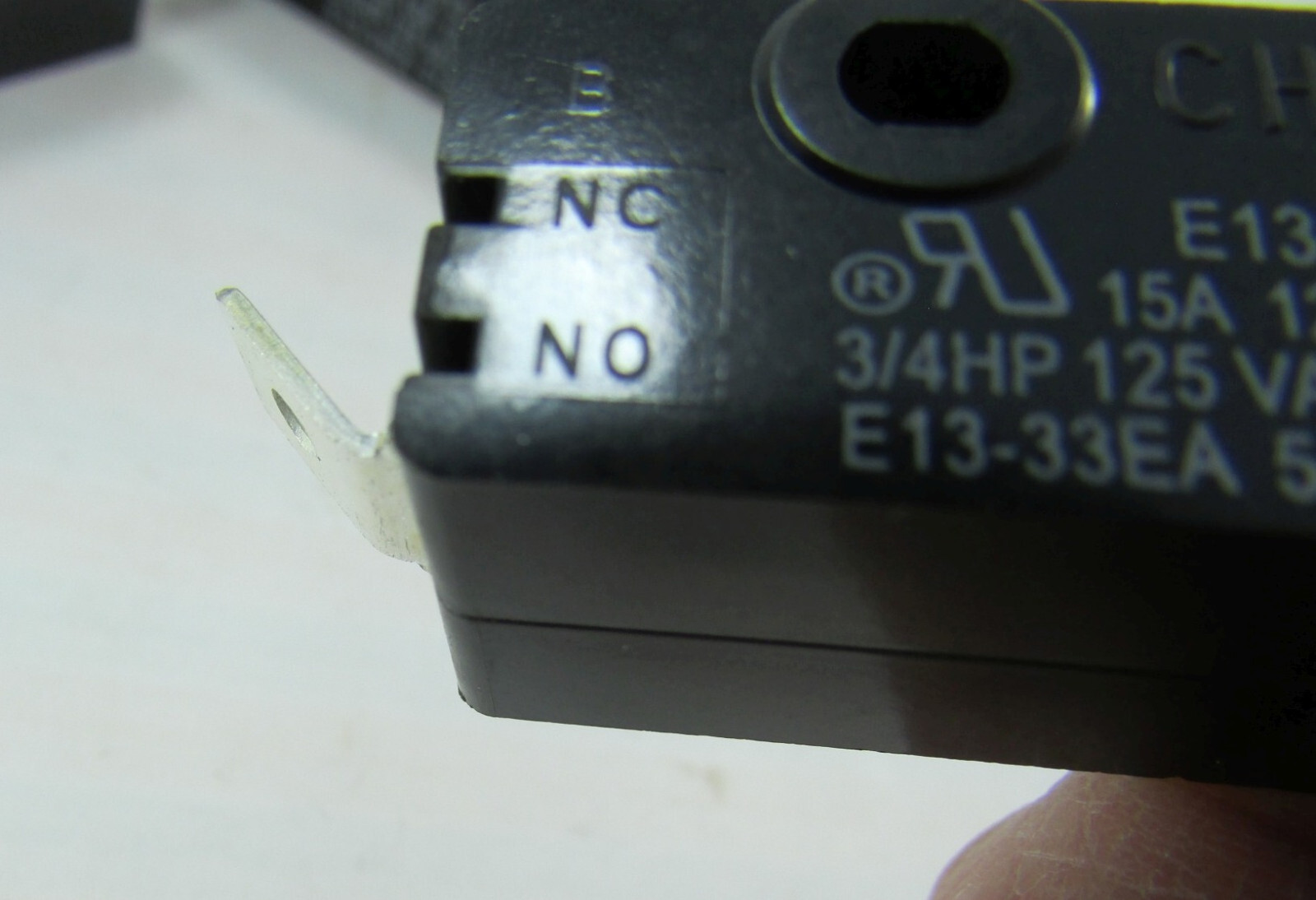 5 Cherry E13 15A Normally Open Snap Push Button Limit MicroSwitch 125VAC/250VAC
