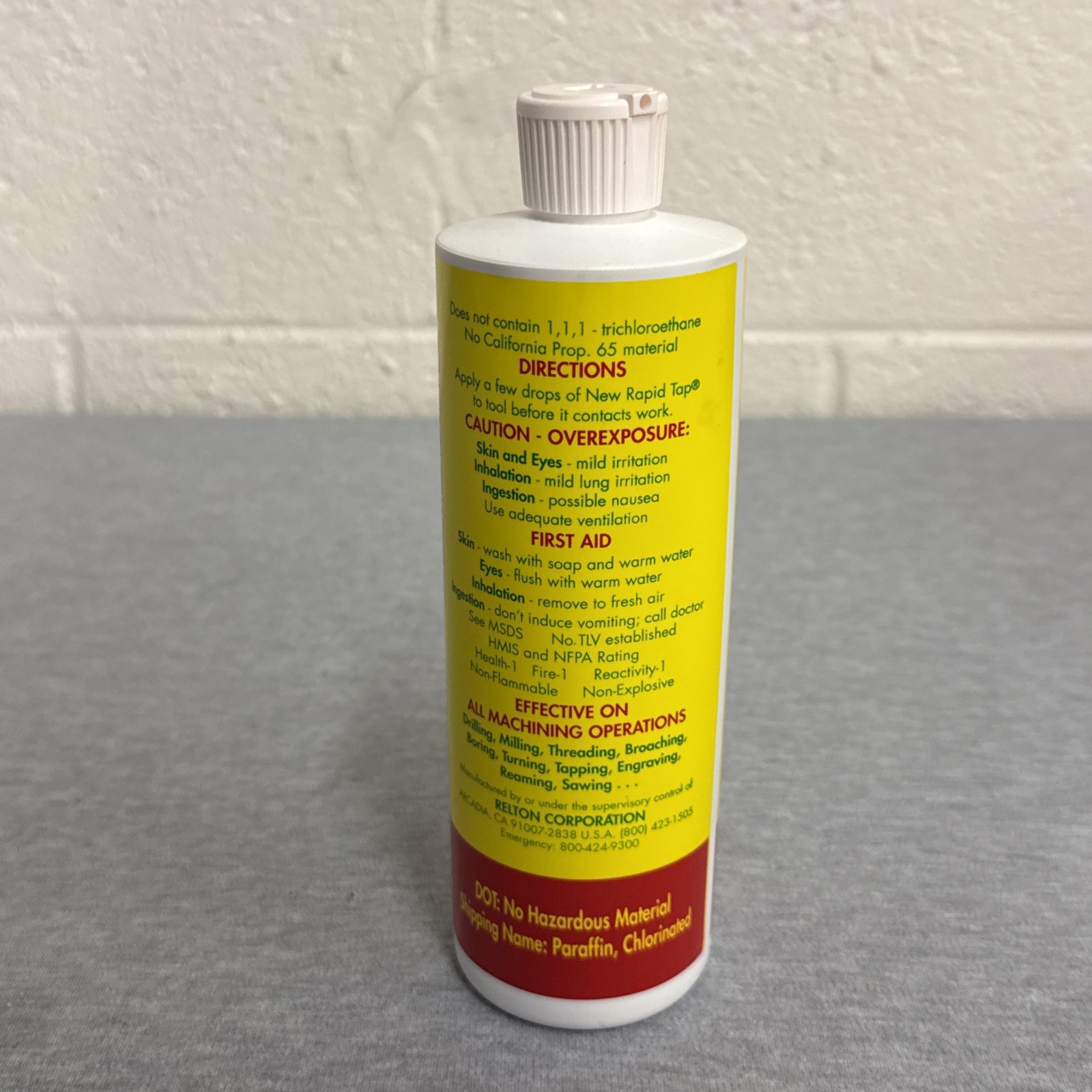 Rapid Tap Heavy Duty Cutting Fluid 16oz Bottle