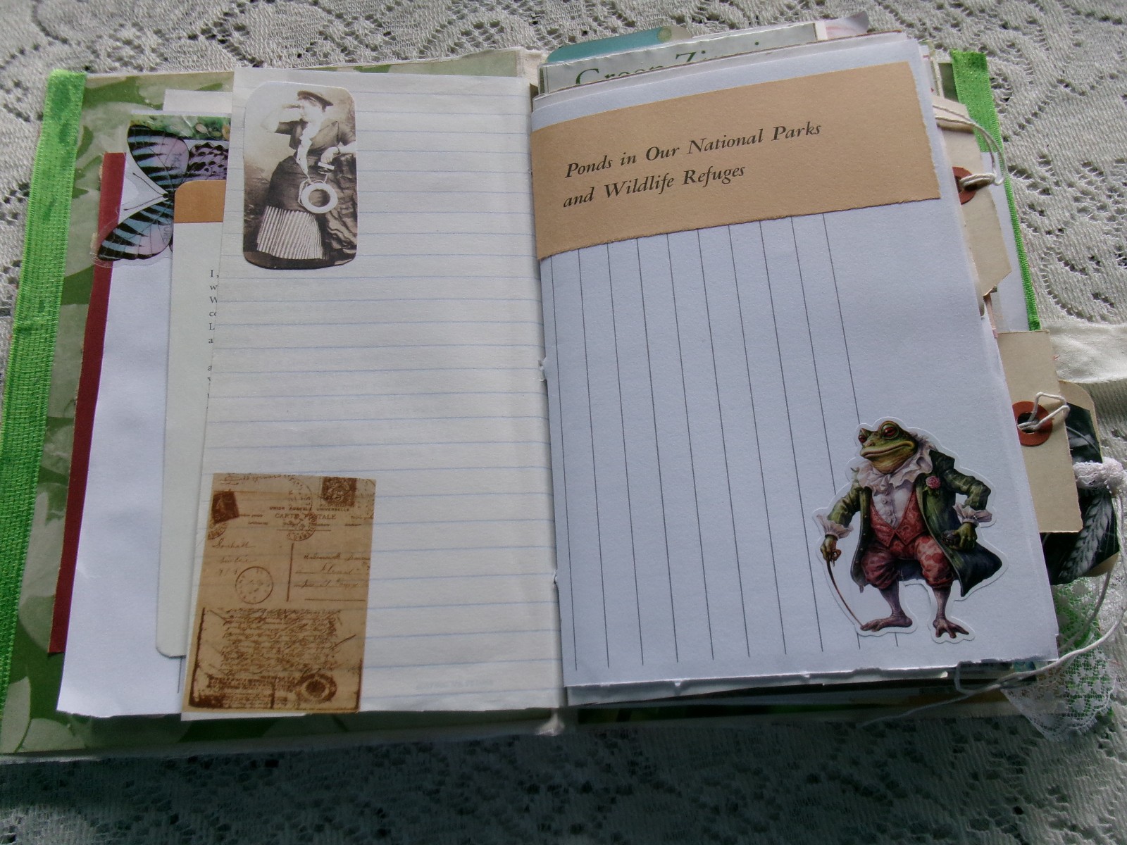 JUNK JOURNAL SIZE 7″ X 10″ APPROX. 120 PAGES