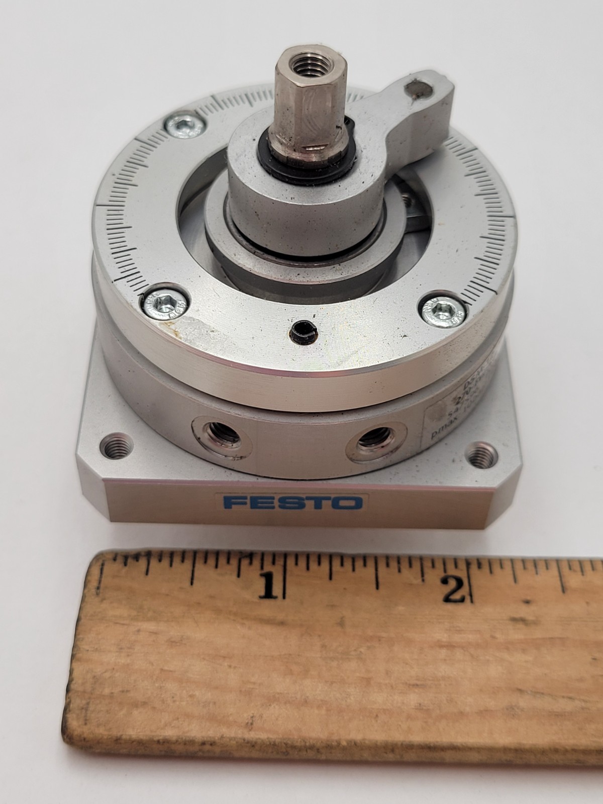 Festo DSM-12-270-FW-A-B Semi-Rotary Drive Actuator 10 Bar 145 PSI DSM Series