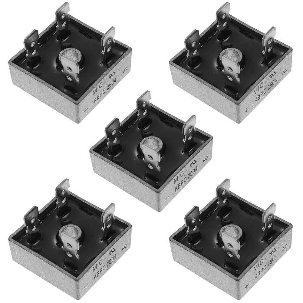 5pcs KBPC2504 2504 Bridge Rectifier Diode Single PhaseFull Wave 25 Amp 400