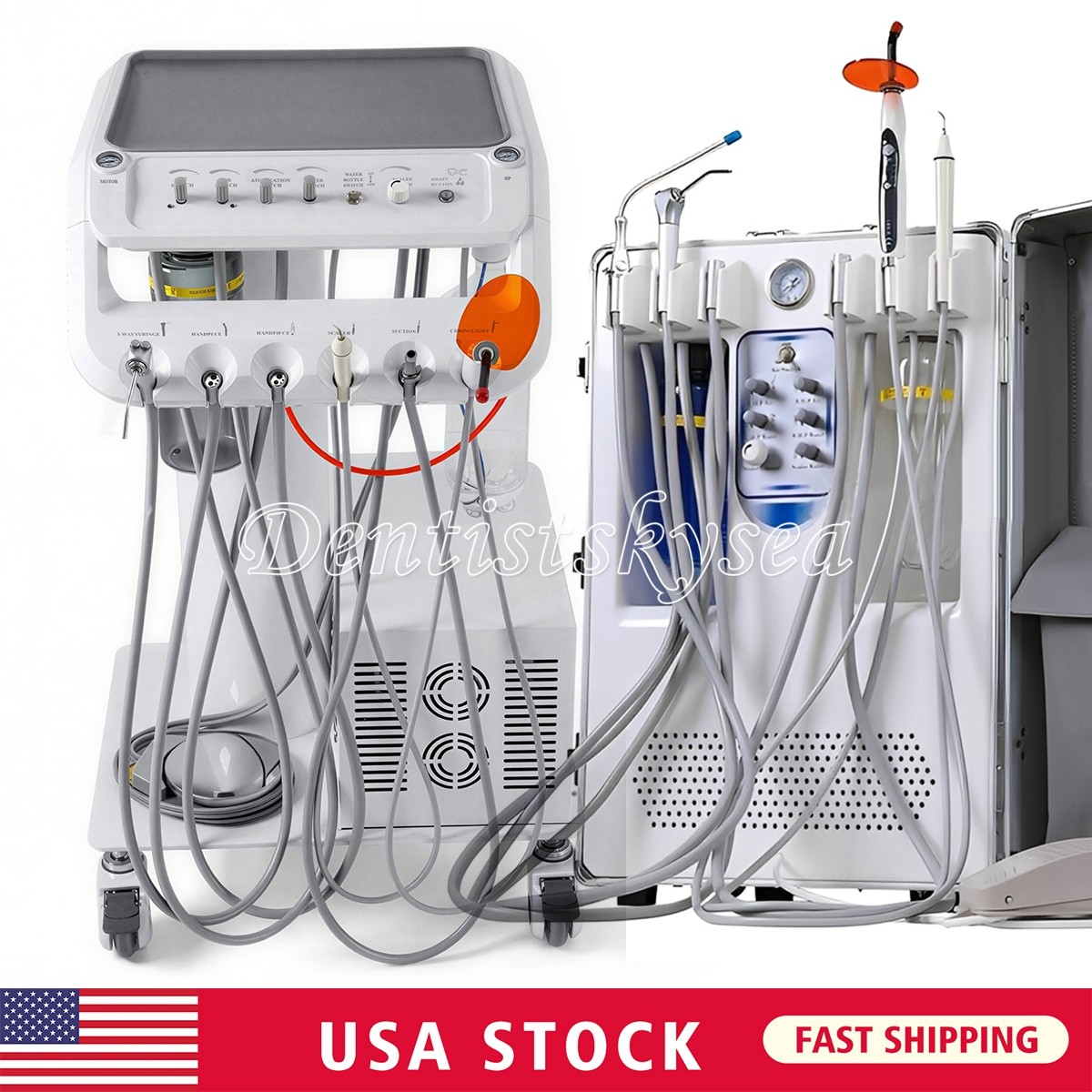 Dental Ultrasonic Scaler Handpiece Scaling Tips Fit Cavitron EMS CEK