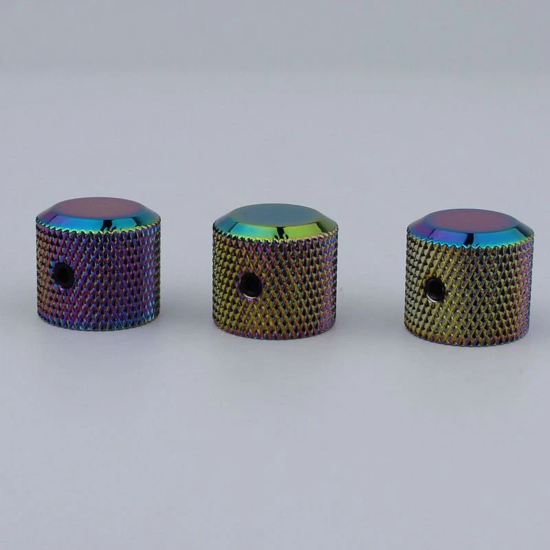 3-piece potentiometer control knob with 6 mm (0.24 in)