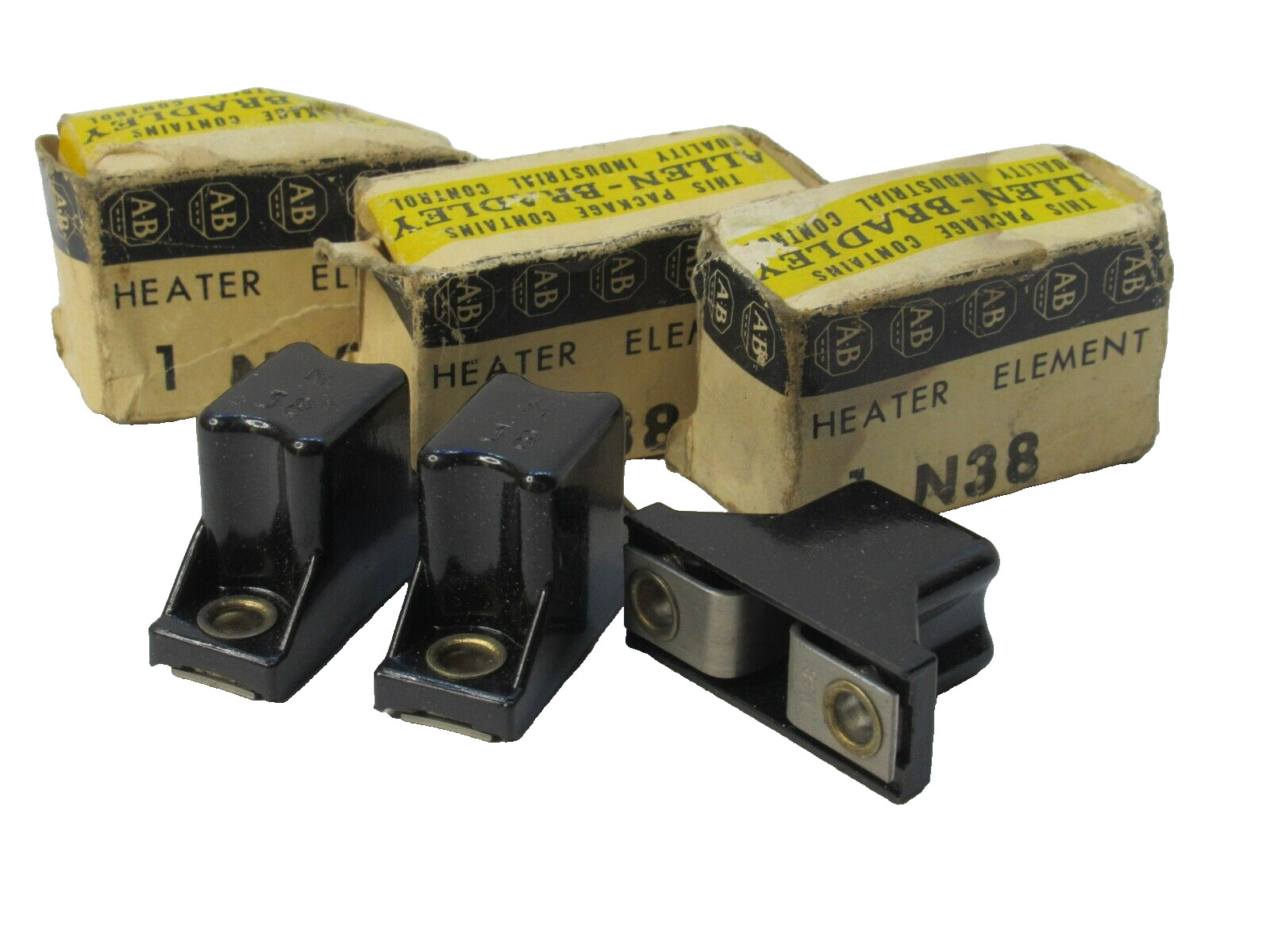 (NEW – Lot of 3) ALLEN BRADLEY N38 , N-38 , N 38 Overload Relay