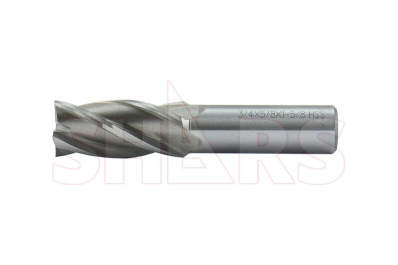 SHARS 3/4″ x 5/8″ HSS 4 FLUTE SINGLE END MILL NEW !}