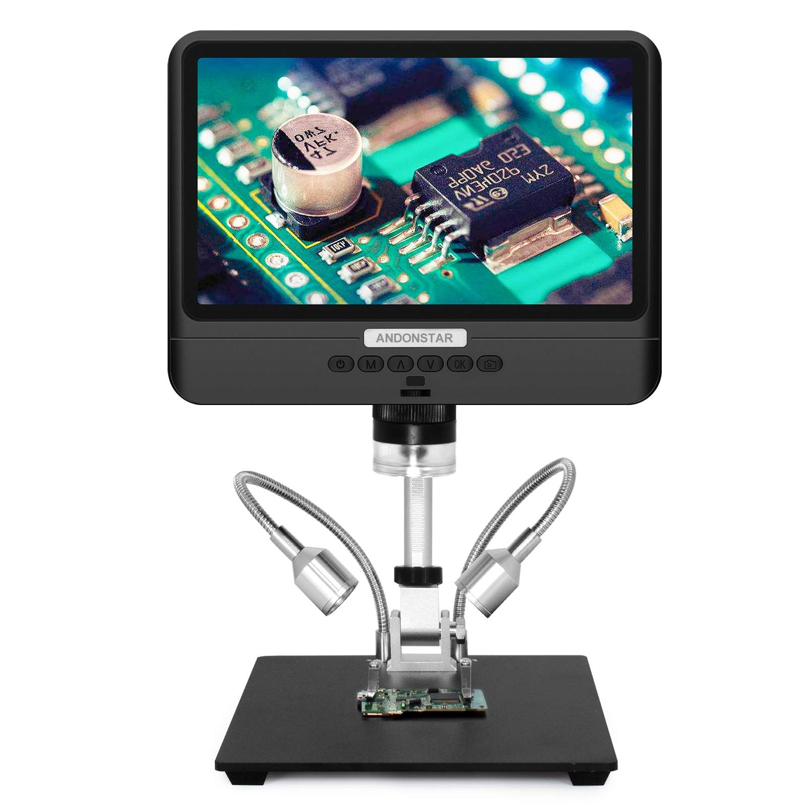 Andonstar AD208 Coin Microscope with 8.5 Inch Screen 260X 8.5» AD208, Black
