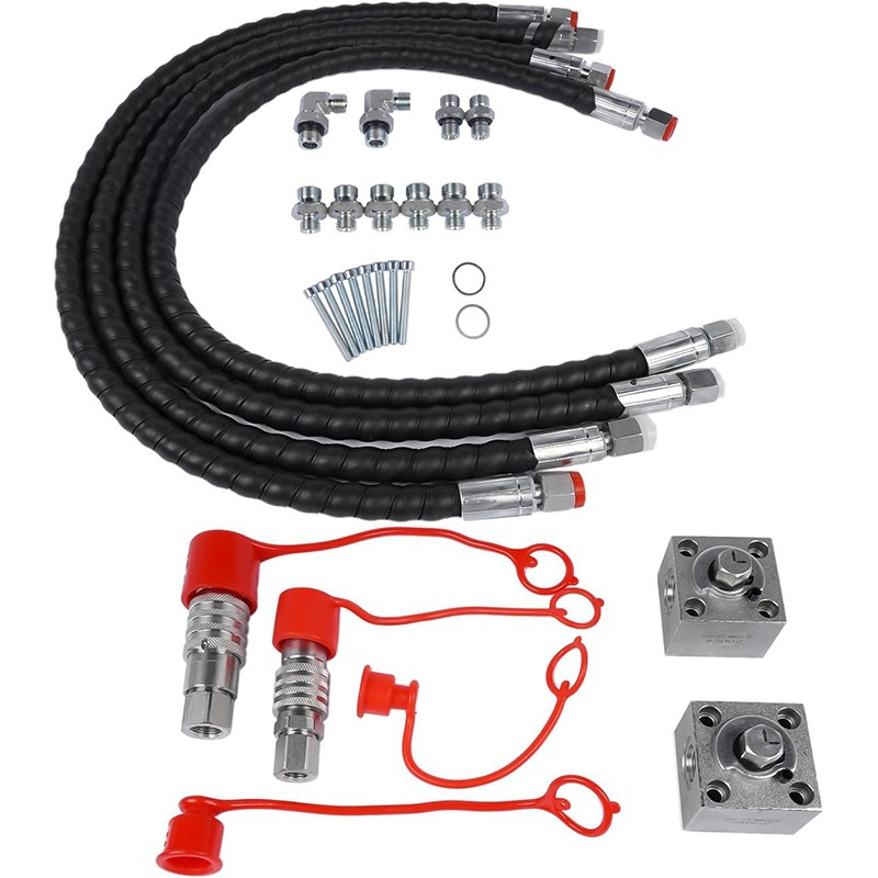 Three-Way Diverter Valve Kit for 1-2 Ton Mini Excavators AGT Diggit Eingp Miva