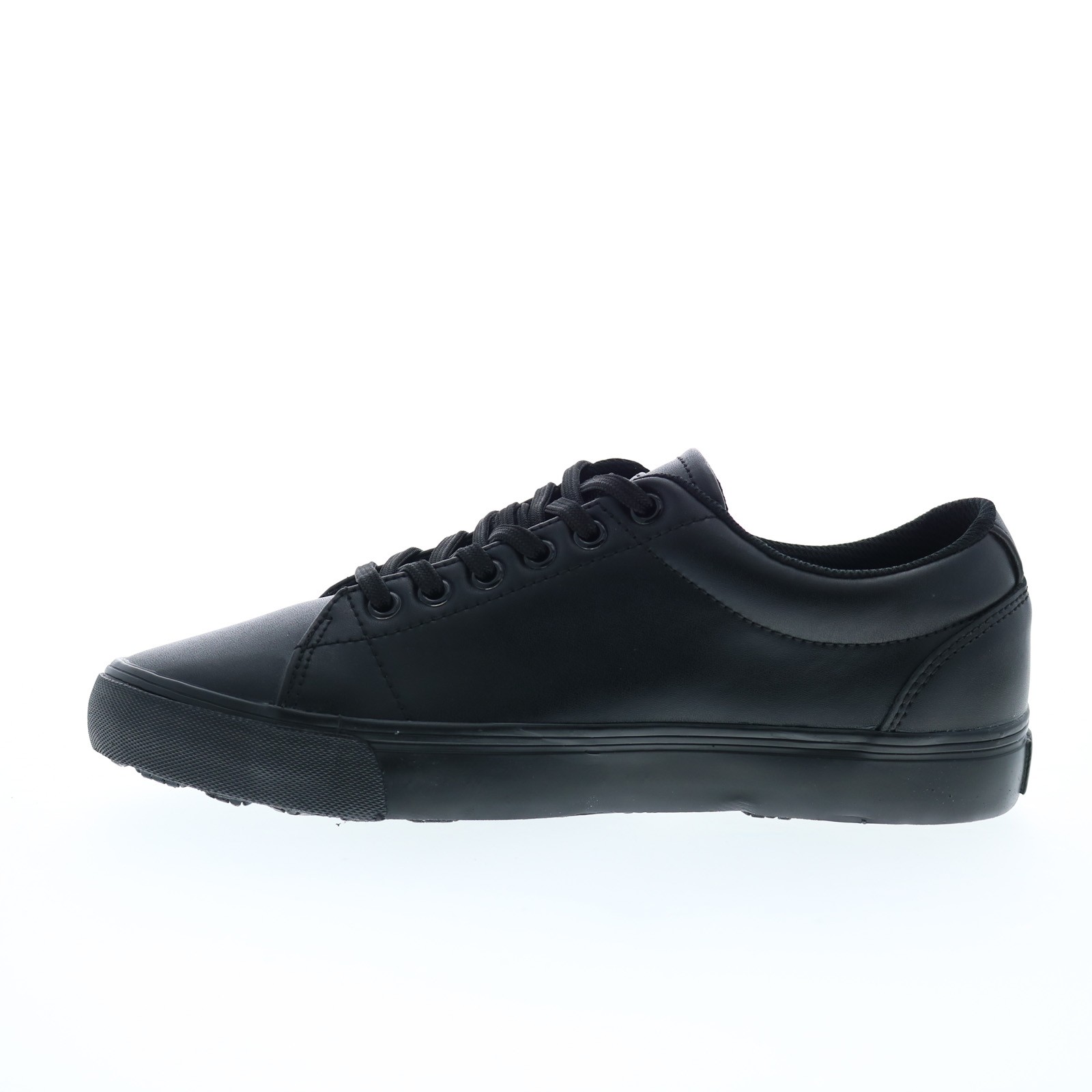 SlipGrips Slip Resistant Shoe Womens Black Wide Athletic Work & Safety Shoes