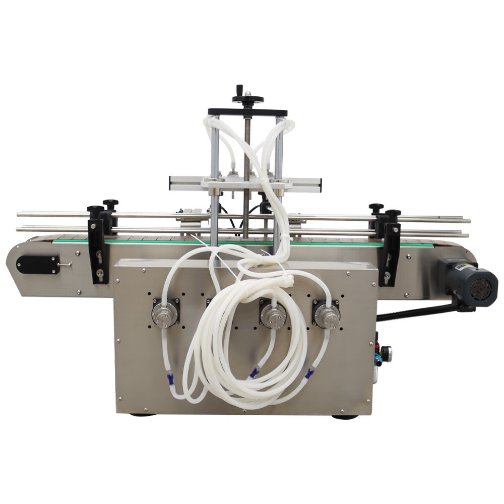 Desktop Four Head Magnetic Pump Filling Machine 4-30Bottles/min 8mm Nozzle