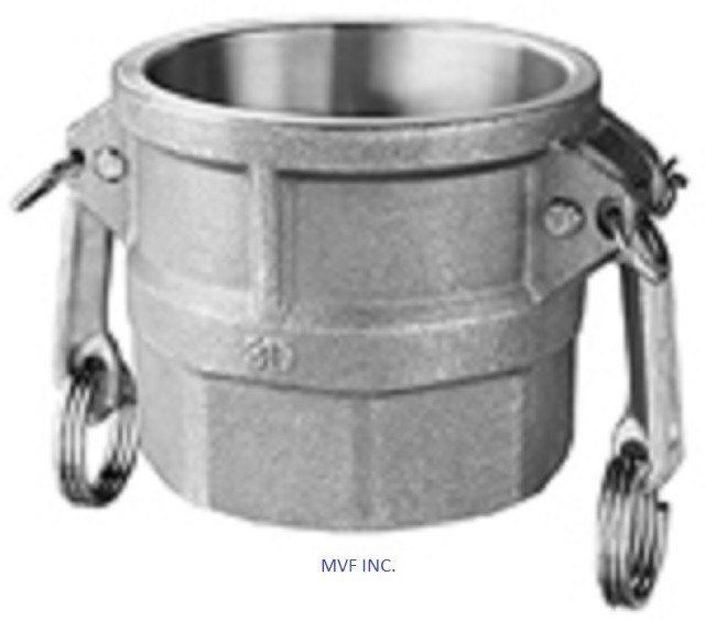 6″ Type D Camlock Female Coupler x Female NPT Aluminum Hose Fitting D600IAL
