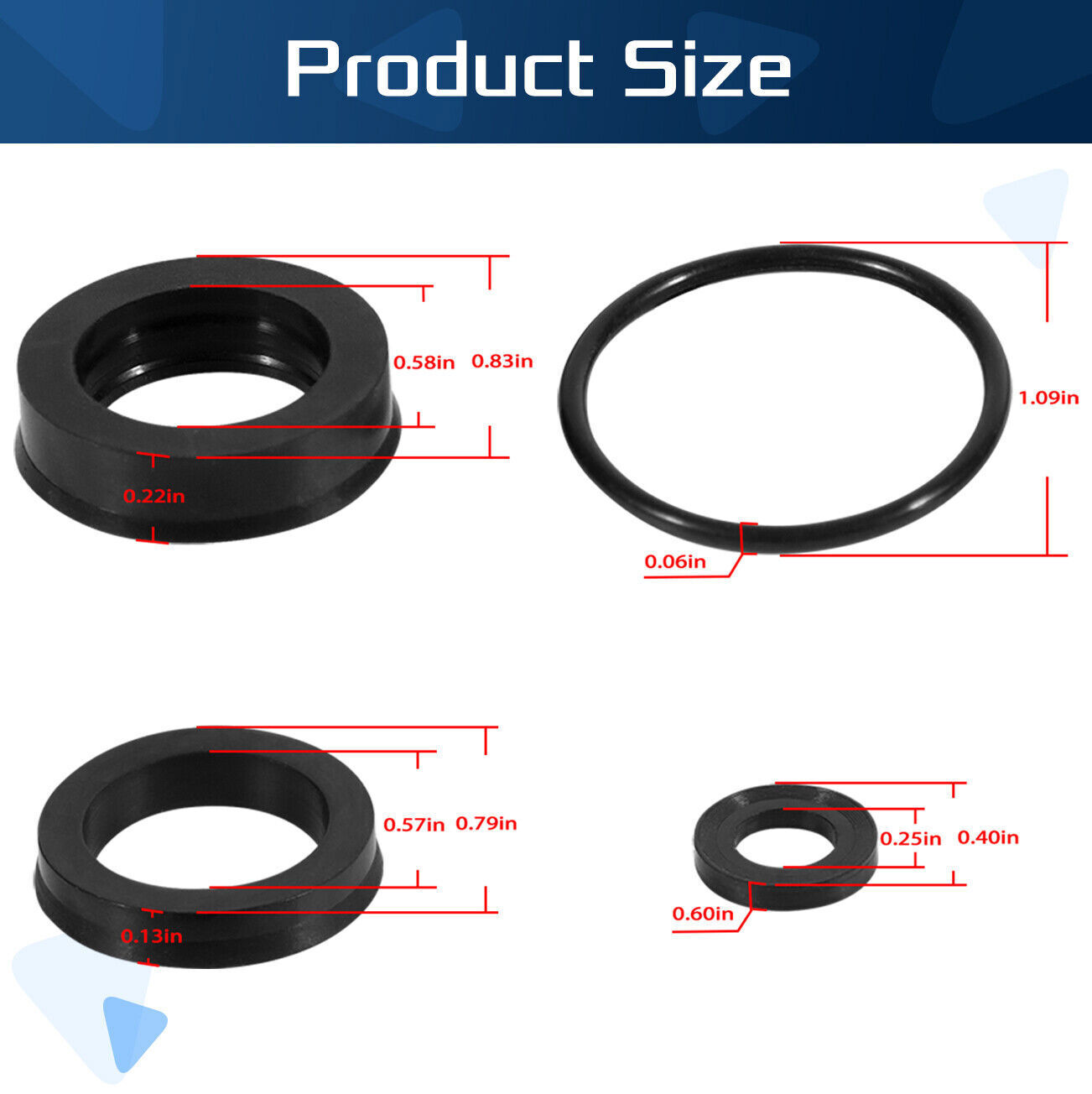 76975 Seal Kit 12Pcs For Cat Pump 4DNX Pumps 4DNX25GSI 4DNX27GSI CAT Seal Kit