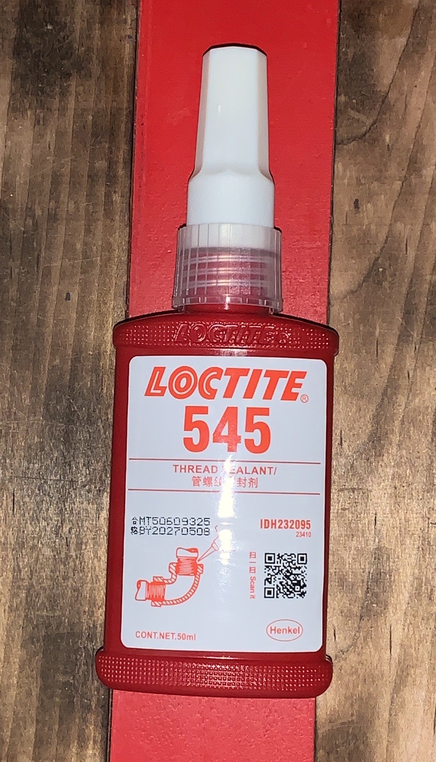 Loctite 545 50mL Thread Sealant 1.69 FL OZ 05/2027