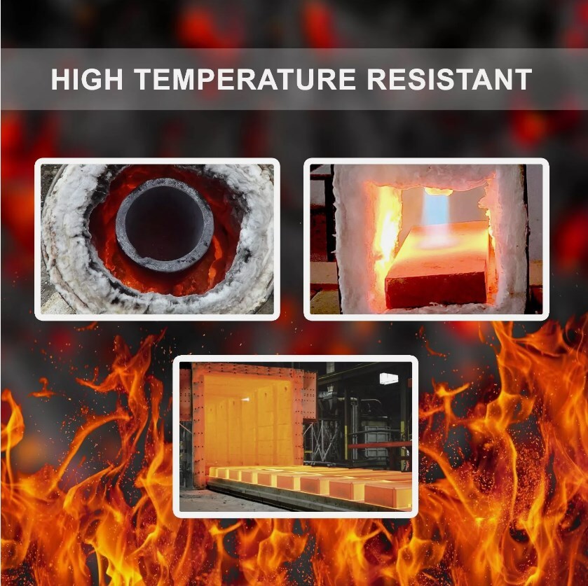 Ceramic Fiber Blanket ,2300F, High Temp Thermal Insulation 1″ x 24″ x 142″