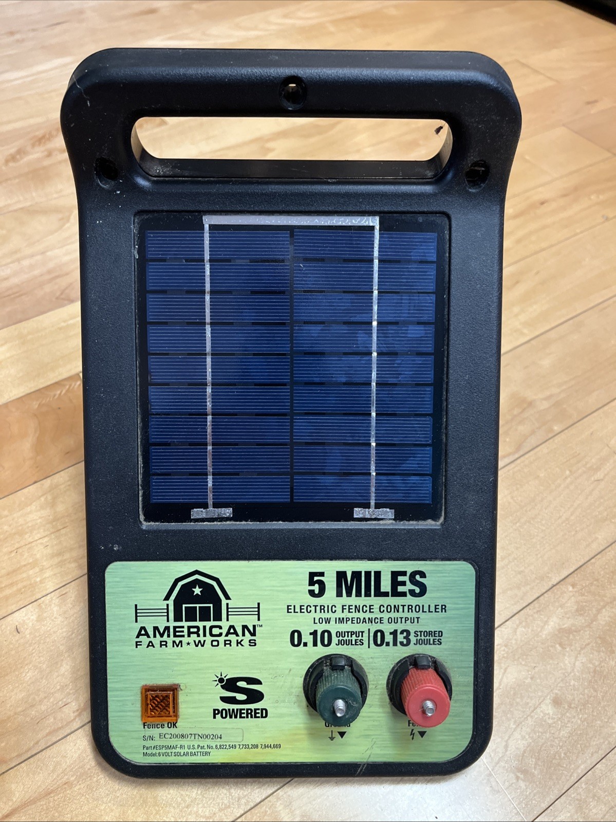 American Farm Works 5 Miles Solar Electric Fence Controller – USED