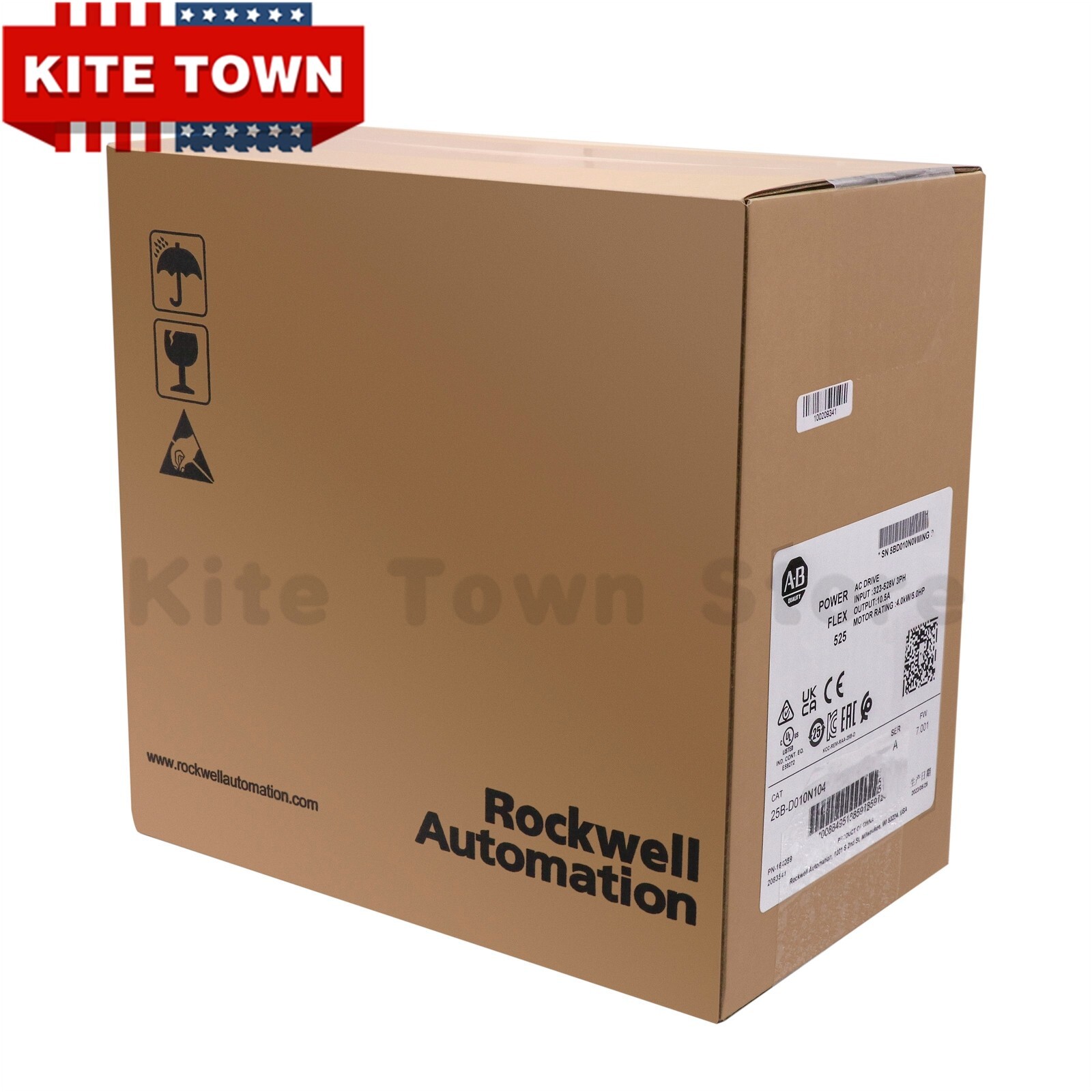 2023 New Sealed Genuine 25B-D010N104 PowerFlex 525 4kW 5Hp AC Drive