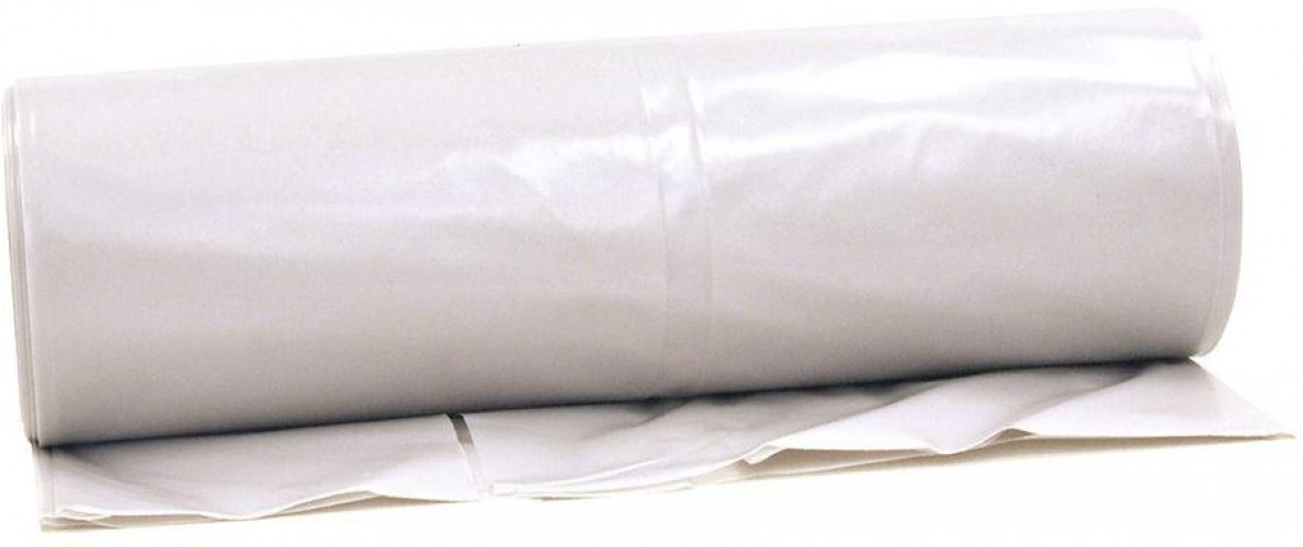 Plastic Sheeting Roll EXTRA HEAVY DUTY 12 ft x 100 ft White Clear Opaque 6 mil
